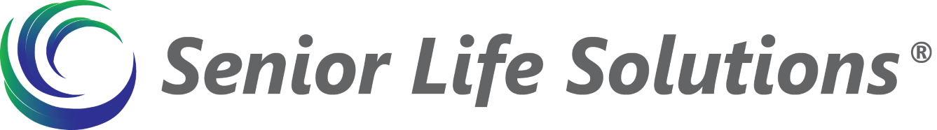 Picture of a swirly logo. It says: Senior Life Solutions